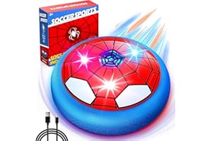 Hot Bee Spider Hover Fußball Indoor Air Power Fussball Jungen Spielzeug Geschenke für 4 5 6 7 8 10 12 Jahre Luft Schwebende Fußball Ball Spielzeug mit LED Kinder Fußball Spielzeug Geburtstag