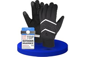 ‎ALPENSATTEL Alpensattel Polartherm Fahrradhandschuhe | Fahrrad Handschuhe 100% Wind- und Wasserdicht | Winterhandschuhe für Damen & Herren | Warme Hände bis -10 Grad + Touchscreen Funktion S-XXL