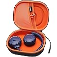 L LTGEM Carrying Case for JBL Tune 710BT, 660NC, 760NC, 520BT, 510BT or JBL LIVE 650BTNC, 500BT, 660NC Folding Headphone - Portable Travel Bag (Case Only) - Orange