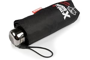 Isotoner Parapluie x-tra solide anti-retournement, compact, technologie ultra-déperlant,