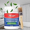 DS CARE Crack Seal Glue - 300gm with Brush Transparent Waterproof Glue for Roof Leakage Crack Seal Agent Roof Water Leakage Solution Water Proof Glue, Waterproofing for Pipe Wall Tiles - 300gm