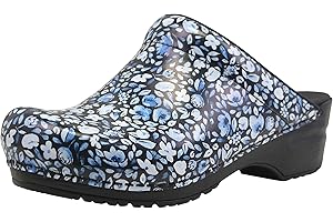 Sanita Isalena | Zoccoli Aperti da Donna | Zoccoli Artigianali Originali in Pelle Flessibile | Plantare Anatomico in Schiuma Morbida