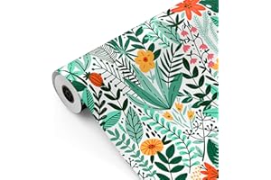 Bobina papel de regalo, rollo grande 62cm x 100m • FLORES PRIMAVERAL • Ideal para: Tiendas Negocios Comercios Envolver regalos Cumpleaños Baby Shower Bodas Decoración [FP Fiesta Paper]