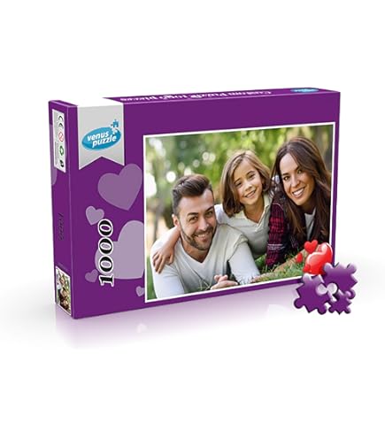 Puzzle Personnalisé Avec Votre Photo – 60 à 1000 Pièces – En Bois Naturel – Cadeau Créatif Noël, Mariage, Anniversaire
