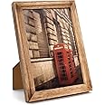 UHUD CRAFTS Wooden Photo Frame/Picture Frame With Modern Acrylic Glass,Solid Wood Photo Frames For Table And Wall Decor(7X5 Inches),Rectangular