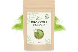 ‎CURLY SUPERFOOD Curly Superfood Brokkoli Pulver Bio 500g - 100% naturreine BIO Rohkostqualität - Fein gemahlenes Bio Brokkoli Pulver für Smoothies, Säfte & Speisen