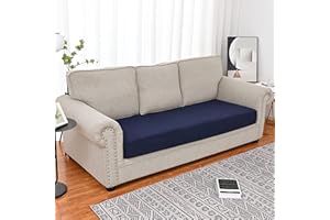 Rosnek Sofa Sitzkissenbezug Sofabezug 3 Sitzer,Polarfleece Sofahusse 3 Sitzer Stretch Couchbezug,Sofa Cover Couch überzug für Sofa überzug L Form,Chaiselongue,Ecksofa,1 Stück