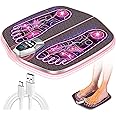 Azonee Upgrade Foot Massagers for Pain Relief and Circulation EMS Foot Massager with 8 Functions and 32 Intensities for Highly Efficient Blood Flow Recovery in 20 Minutes