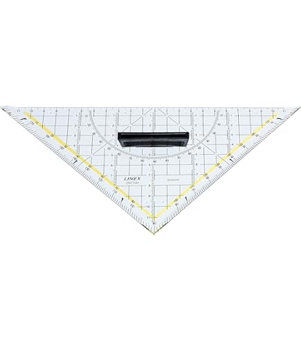 6 Pieces Triangle Règle Carré Ensemble 10Cm 30/60 Et 45/90