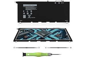 CREATESTAR PW23Y Repuesto Batería para DELL XPS 13 9360 P54G002 D1605G D1605T D1609 D1609G D1705G XPS 9360 Series Ersatz 0RNP72 0TP1GT RNP72 TP1GT [7.6V 60Wh/7850mAh, 4-Cell]