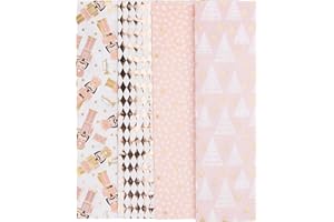 Décopatch TD833C - Assortiment de 4 feuilles foils Décopatch - Collection Ritournelle