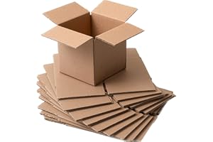 IPEA Boîtes Carrées Polyvalentes en Carton Petites 12 x 12 x 12 cm pour Expéditions, E-Commerce, Cadeaux - 10 Pièces - Fabriqué en Italie - pour Emballer Objets, Evénements, Fêtes, Noël