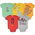 Star Wars Baby Boys 5 Pack Bodysuits