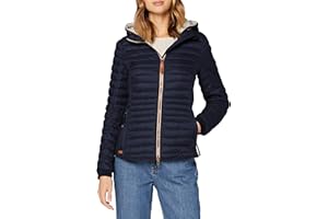 camel active Damen leichte Steppjacke mit Abnehmbarer Kapuze