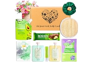 PAMPER ISLAND Cadeau Spa et Détente pour Femme, Cadeau d'anniversaire pour Elle, Cadeau d'auto-soin, Coffret Cadeau de Bain, Coffret Cadeau Femme, Coffret Fille, Coffret Spa Femme (Verte)