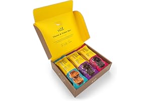 VITL Vitamin & Protein Bar Variety Pack 6 x 40g - Includes Energy, Glow and Focus Bars - High Protein, Low Sugar and Low Calorie Snack - Packed with Vitamins & Minerals - Taster Bundle