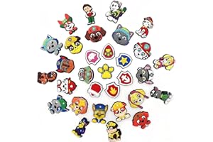 Acuiwer Charmes de Chaussure Pins pour Crocs, Breloque pour Sabots Sandales Pins Crocs, Crocs Charms Crocs Accessoires pour Filles Garçons Cadeau Noël ou d'anniversaire