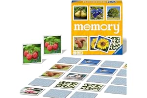 Ravensburger Natur Memory® - 20881 - The Classic Game for All Nature Lovers, Memory Game for 2-8 Players from 6 Years