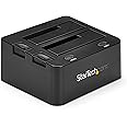 StarTech.com Dual-Bay USB 3.0 to SATA Hard Drive Docking Station, USB Hard Drive Dock, External 2.5/3.5" SATA I/II/III, SSD/HDD Docking Station, Hot-Swap Hard Drive Bay, Top-Loading (SDOCK2U33)