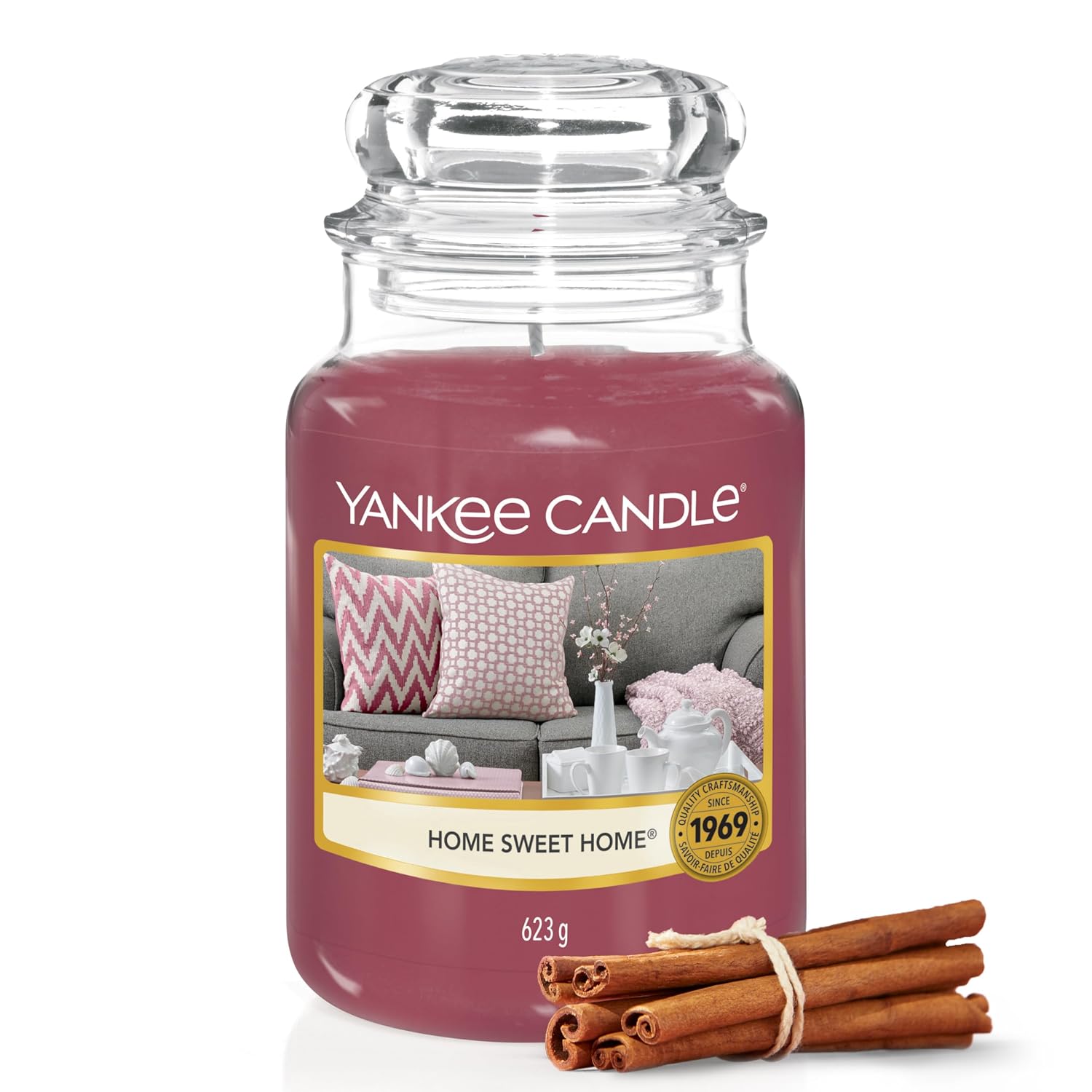 Yankee Candle Candela profumata in giara grande | Dolce casa | Durata Fino a 150 Ore | Regali per donne