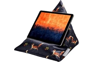 Izabela Peters Luxury Velvet Cushion Stand | For iPad, Tablet, Phone Holder | Book Stand | Fox
