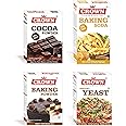 Baking Combo (Pack of 1x Cocoa Powder 55g, 1x Baking Powder 50g, 1x Instant Dry Yeast 40g, 1x Baking Soda 225g)