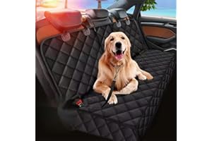 Yixinly 4 en 1 Housses de Siège d'auto pour Chien, Accessoires Voiture pour Chiens Protection Siege Voiture pour Chien Housse de Protection Chien Imperméable Antidérapant pour Voitures VUS