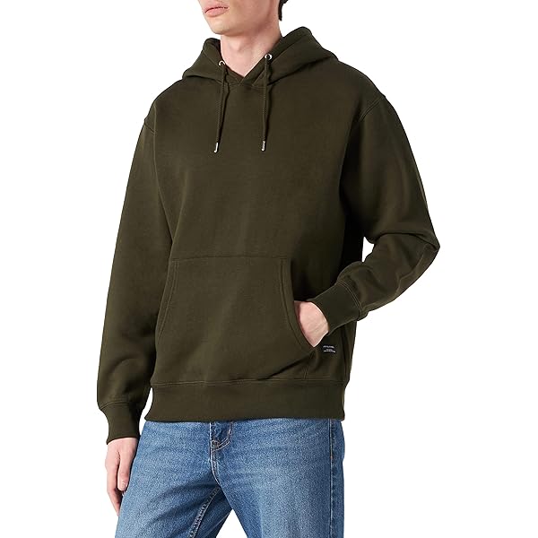 Jack & Jones JJEBASIC HOOD - Sweat à capuche - blau/bleu