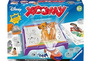 Xoomy Maxi Disney Classics und Prinzessinnen - Zeichnen Lernen, Kreatives Zeichnen und Malen für Kinder ab 6 Jahren, Zeichenset für unendlichen Zeichenspaß