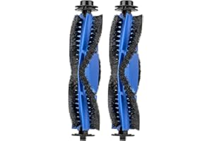 BRUVISH (2 Stück) Walzenbürsten kompatibel mit Eufy RoboVac 11S, 11S Plus MAX, 25C, G10 Hybrid, G20 G20 Hybrid, G30 G30 Hybrid, 30, 30C, 30C MAX, 15C, 15C MAX, 35C, 25C Max, G35+, G40+,G40 Hybrid+ Hauptbürste