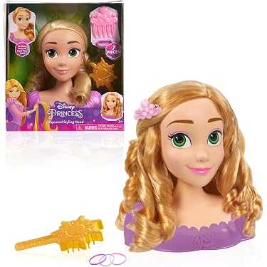 Testa Per Bambola BJD 11.5 Pollici, Capelli Neri Ondulati, Fai-da-te, Artigianale, 1/6 Scala