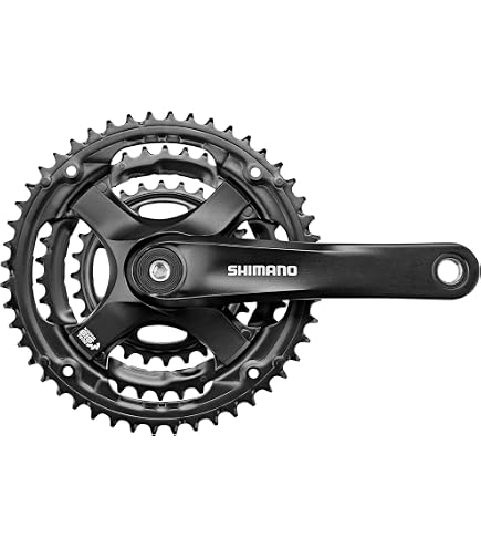 Guarnitura Topyond Per Mountain Bike 26" Con Pignone 42T - Foro A Rombo, Leggera, Compatibile Con Freni A Disco