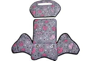 BAMBINIWELT Ersatzbezug Sitzkissen Bezug Auflage für Fahrradsitz kompatibel mit Römer Jockey Design MOD 4 (Eule $2)