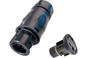 TRANGO Set ST-0101-F+KF 1x Betteri BC01 Netzanschluss Buchse & 1x Endkappe - 3-polig AC Netz Stecker IP67 für Mikro-Wechselrichter Hoymiles, Deye, Envertech, Huayu, Bosswerk oder TSUN-TSOL