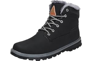 Mishansha Botas Hombre Mujer Invierno Trekking Boots Antideslizantes Botas de Nieve Impermeables Zapatos
