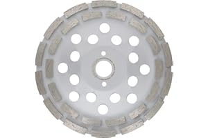 PRODIAMANT Muela de copa diamantada Premium 180mm hormigón universal 180 mm x 22,2 mm muela de doble fila altura 26 mm