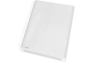 LEITZ Buste perforate a soffietto - PVC morbido antiriflesso - f.to 22 x 30 cm - 47561003