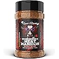 Beef Rub by Quasi & Squatch - Hugh Heifers Meat Mansion (Coffee & Black Pepper) Beefy BBQ Brisket or Steak Seasoning | Dry Spices for Red Meat Barbecue | Large Jar 220g