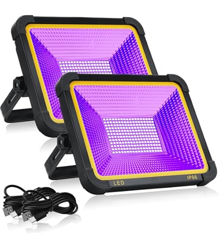 Luce Nera UV 100W - 104 LEDs, Per Feste E Decorazioni Neon - Foto 6