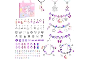 DOITSU Kit Crea Braccialetti Bambina Fai Da Te Fare Set Regalo Bambina 10 8 7 6 5 4 12 9 11 Anni Femmina Rragazza Bimba Bracciale Idee Regalo Braccialetto Creazione Creare Giochi Gioco Gioielli Compleanno