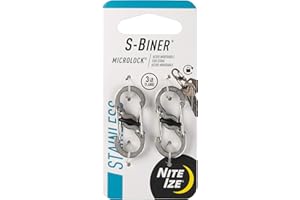 Nite Ize S-Biner Mini Mousqueton en Acier Inoxydable