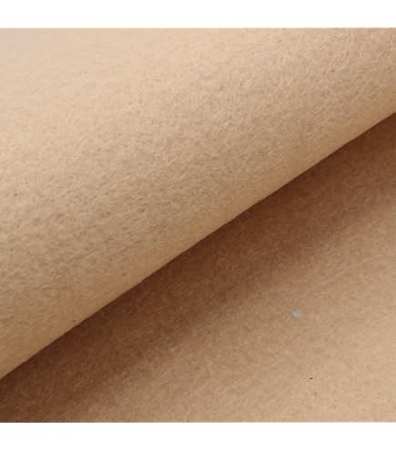 Pannolenci Marrone Tinta Unita a Metraggio - 180cm Altezza