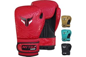 Mytra Fusion Guantoni da boxe per bambini per allenamento, kickboxing, sacco da boxe, Muay Thai, MMA, combattimento e combattimento, perfetti per ragazzi e ragazze