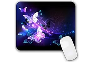 NEWPLENTY Tapis de souris de jeu/bureau - Avec motifs - 24 x 20 x 0,3 cm - Pour ordinateur de bureau, ordinateur portable - 7256