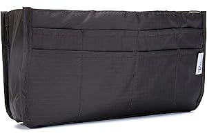 Periea Organisateur de sac à main Organisateur de sac - Daisy - 3 options de taille - Petit, Moyen ou Grand (Marron, Grande)