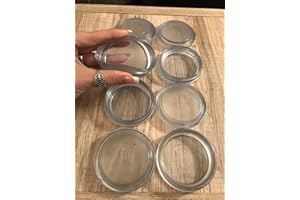 KETO RUBBER CASTORS KetoPlastics 8 x CLEAR RUBBER CASTOR CUPS Carpet/Floor Chair/Sofa Furniture Protectors Caster