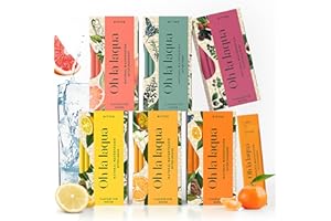 ‎OH LA LAQUA Oh la laqua - Dolce Vita - Bitter Lemon bis Bitter Wild Berry - Ohne Zucker - Probierpaket - 6 Bitter Flavours - 30l Infused Water - 100% Natürlich