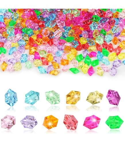 Pierres Précieuses Jouet Enfants 20 Diamants Acrylique 40mm Iyowei