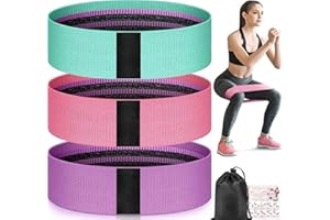 ROSSRORE Pilates Yoga Fitness Basic 3-Piece Kit, including Pedal Resistance Band with Pull Ropes, Exercise Bands for Legs and Buttocks, as well as Thigh, Hip, and Pelvis Trainer for Women