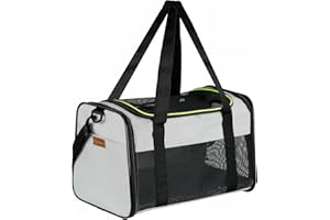 Akinerri Airline Approved Pet Carriers,Soft Sided Collapsible Pet Travel Carrier for Medium Puppy and Cats, Cats Carrier, Pet Carriers for Small Medium Cats